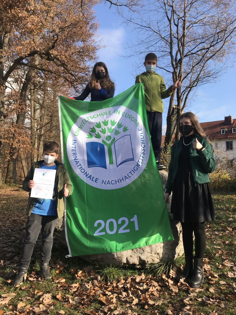 Erneute Auszeichnung zur „Umweltschule in Europa/Internationale Nachhaltigkeitsschule“ 2020/2021